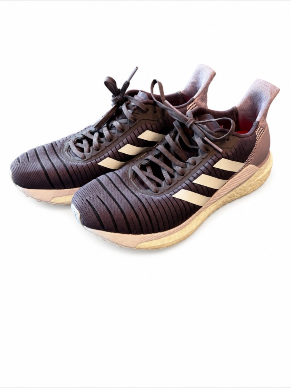 Adidas Solar Glide Boost Running Shoes Women’s Size 9.5 Purple Athletic Sneakers